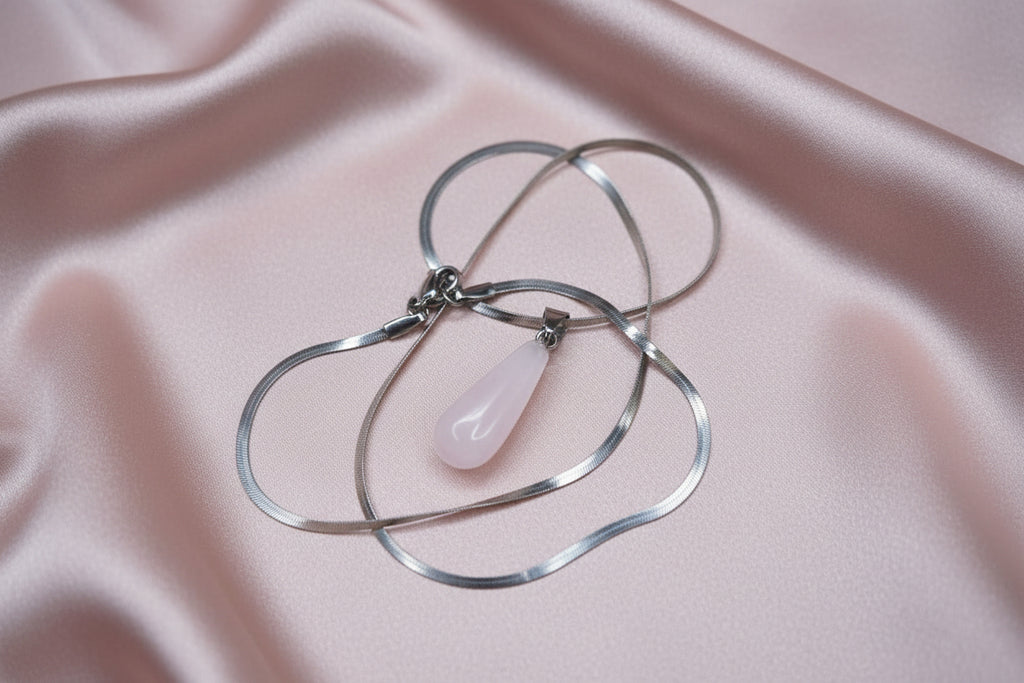 Cuarzo rosado lágrima